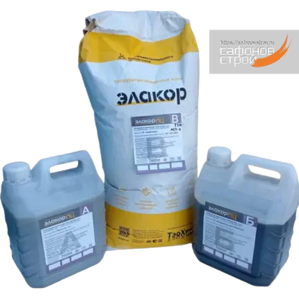 Элакор-ПЦ Полиуретан-цементный Наливной пол Безыскровый Антистатический Т1/Б АСТ-6 1-4 мм 30 кг