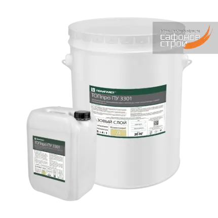 TOПпро ПУ 3301 Полиуретановое цветное самовыравнивающееся покрытие