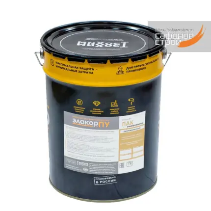 Элакор-ПУ Лак Универсальный для колеровки 20 кг