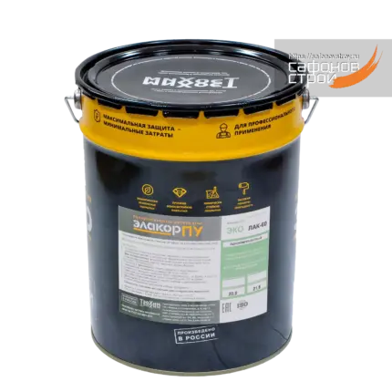 Элакор-ПУ ЭКО Лак-60 с СЭЗ заключением 20 кг