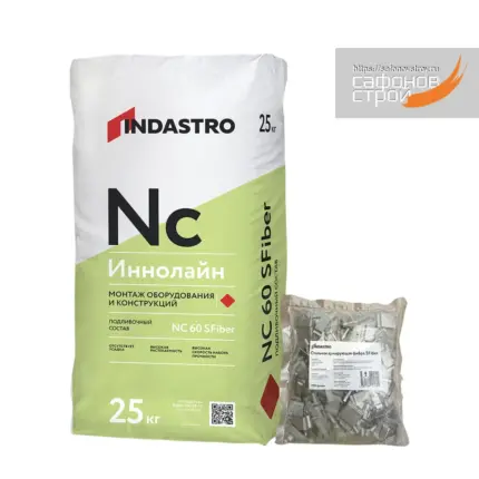 Иннолайн NC60 SFiber Подливочный состав с фиброй 25 кг