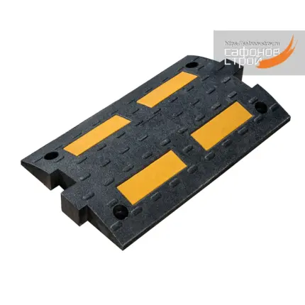 Дорожная неровность ИДН-300 мм средняя чёрная