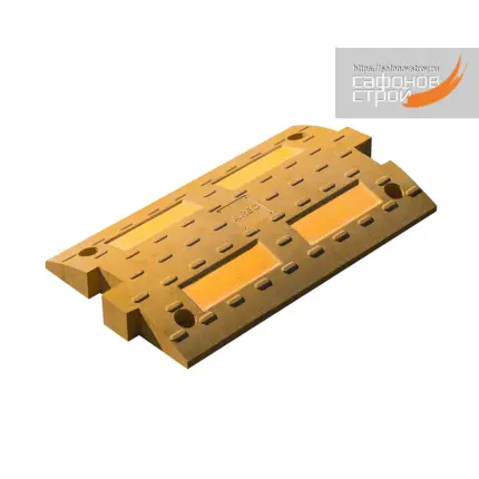 Дорожная неровность ИДН-300 мм средняя желтая