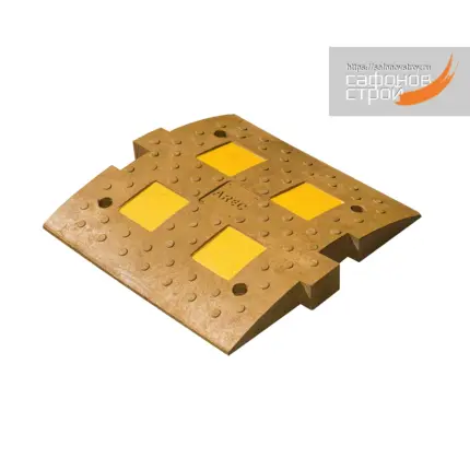 Дорожная неровность ИДН-500 мм средняя желтая