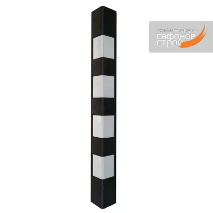 Демпфер защитный угловой 900мм ДУ-900, белый