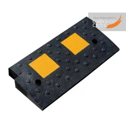 Съезд с бордюра СБС-250 мм средняя черная