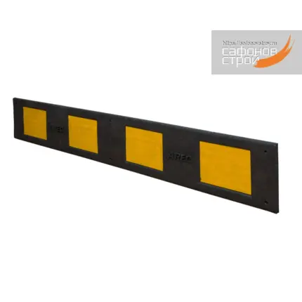 Демпфер стеновой квадрат 1000мм ДС-1000П, желтый